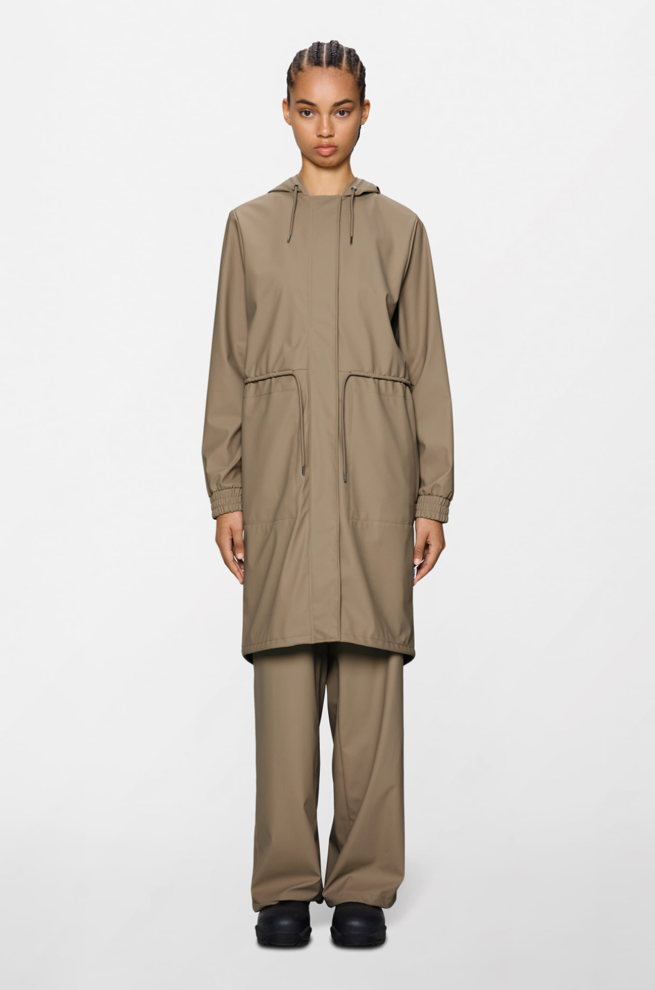 STRING PARKA BEIGE