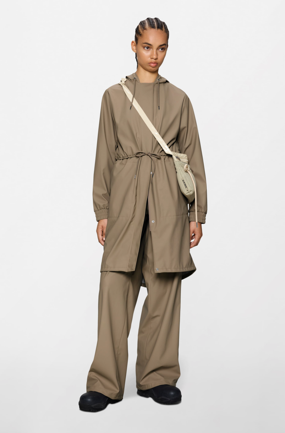 STRING PARKA BEIGE