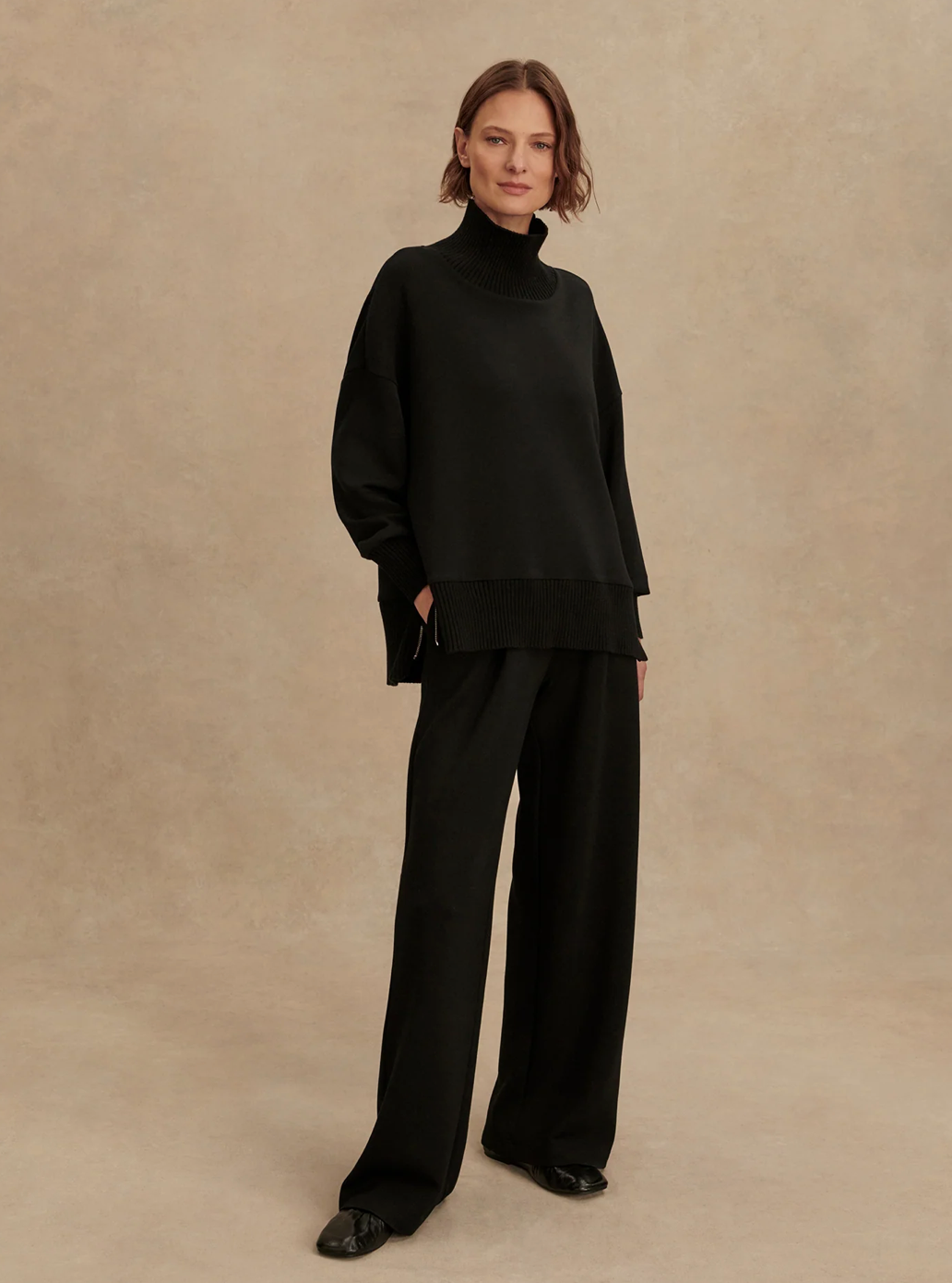 BARKER JUMPER BLACK