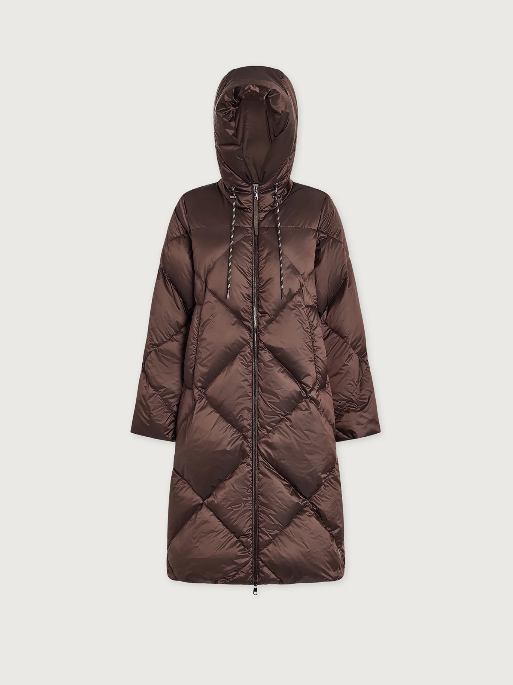 ASHFIELD DOWN PUFFER COAT TRUFFLE METALLIC