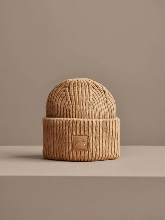 CRESTA RIB BEANIE SAND