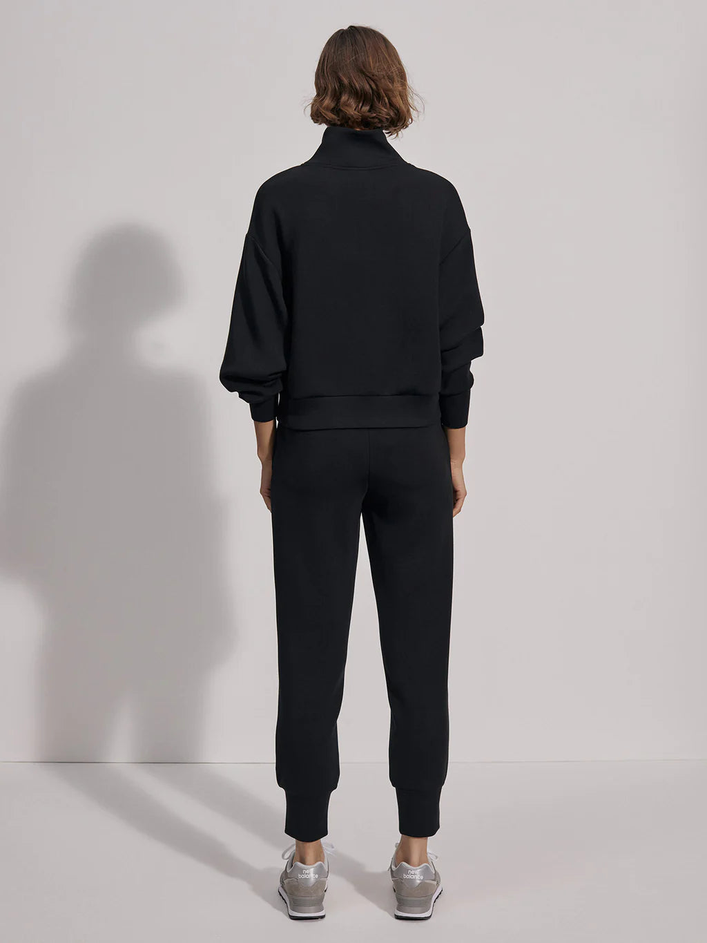 SLIM CUFF PANT DOUBLESOFT BLACK 25"