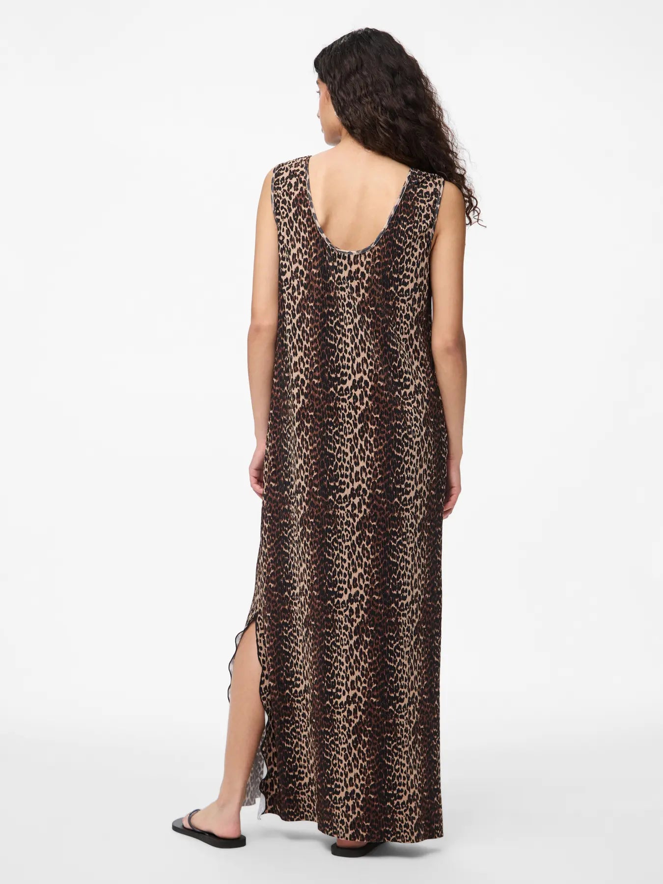 FLORA MAXI DRESS LEOPARD