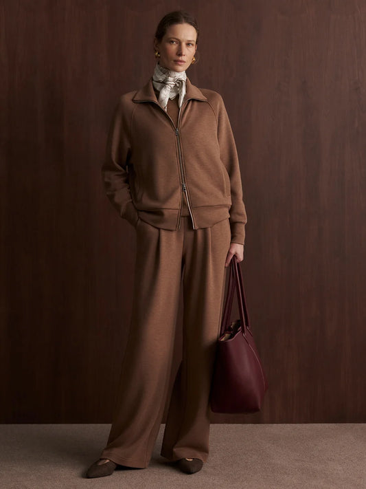 THE EXTRA WIDE LEG PANT 29.5" GOLDEN BRONZE MARL