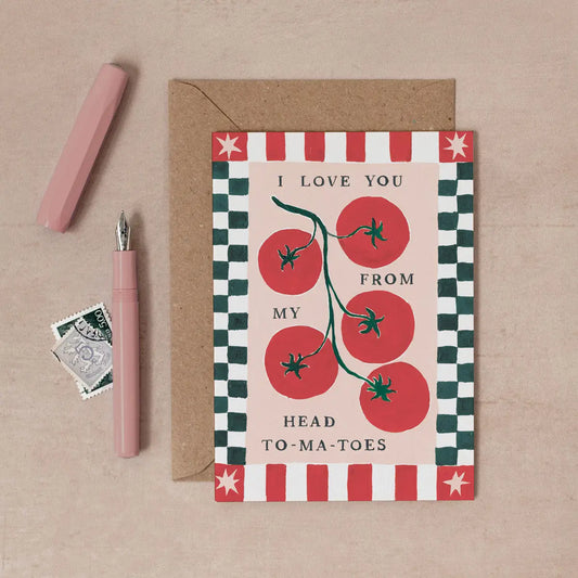 LOVE YOU TOMATO CARD