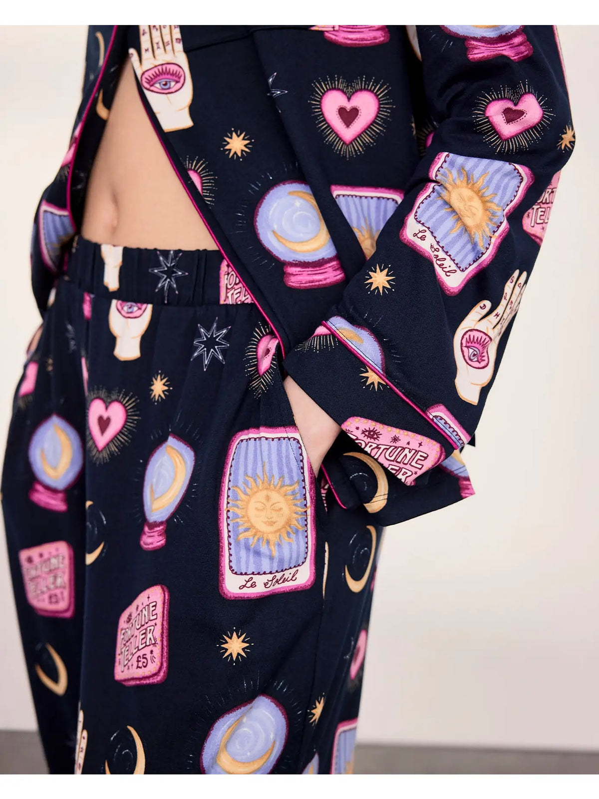 SOFT FORTUNE TELLER PYJAMA SET LONG