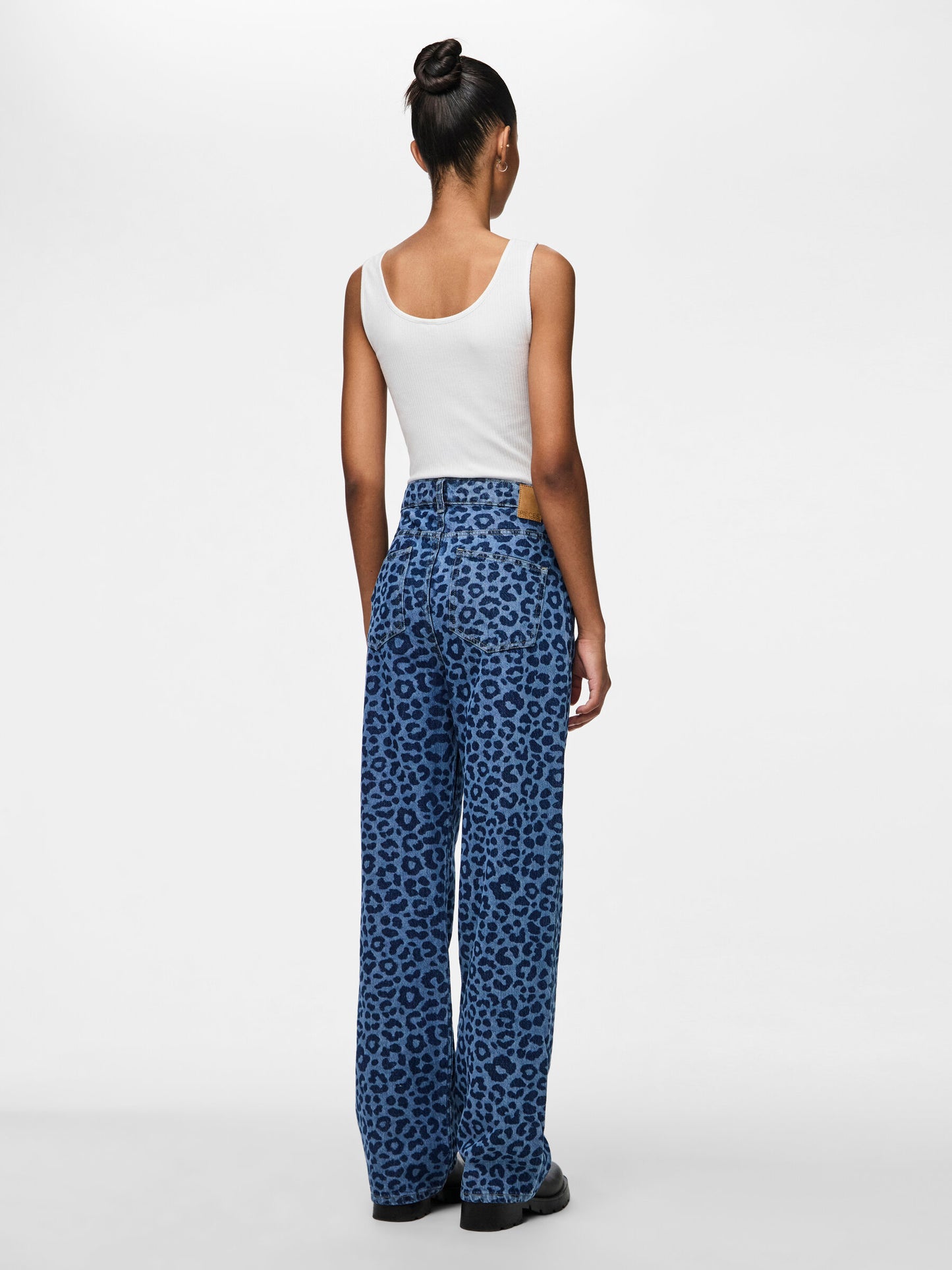 NOVA JEANS BLUE LEOPARD