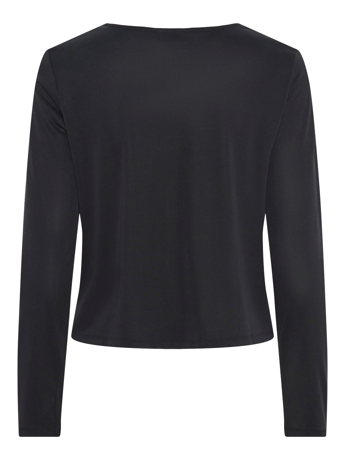 ANORA LS KNOT TOP BLACK