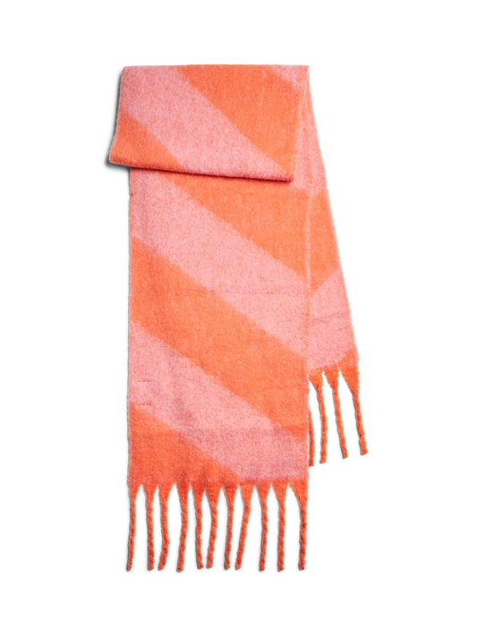 NADIA LONG SCARF TANGERINE TANGO