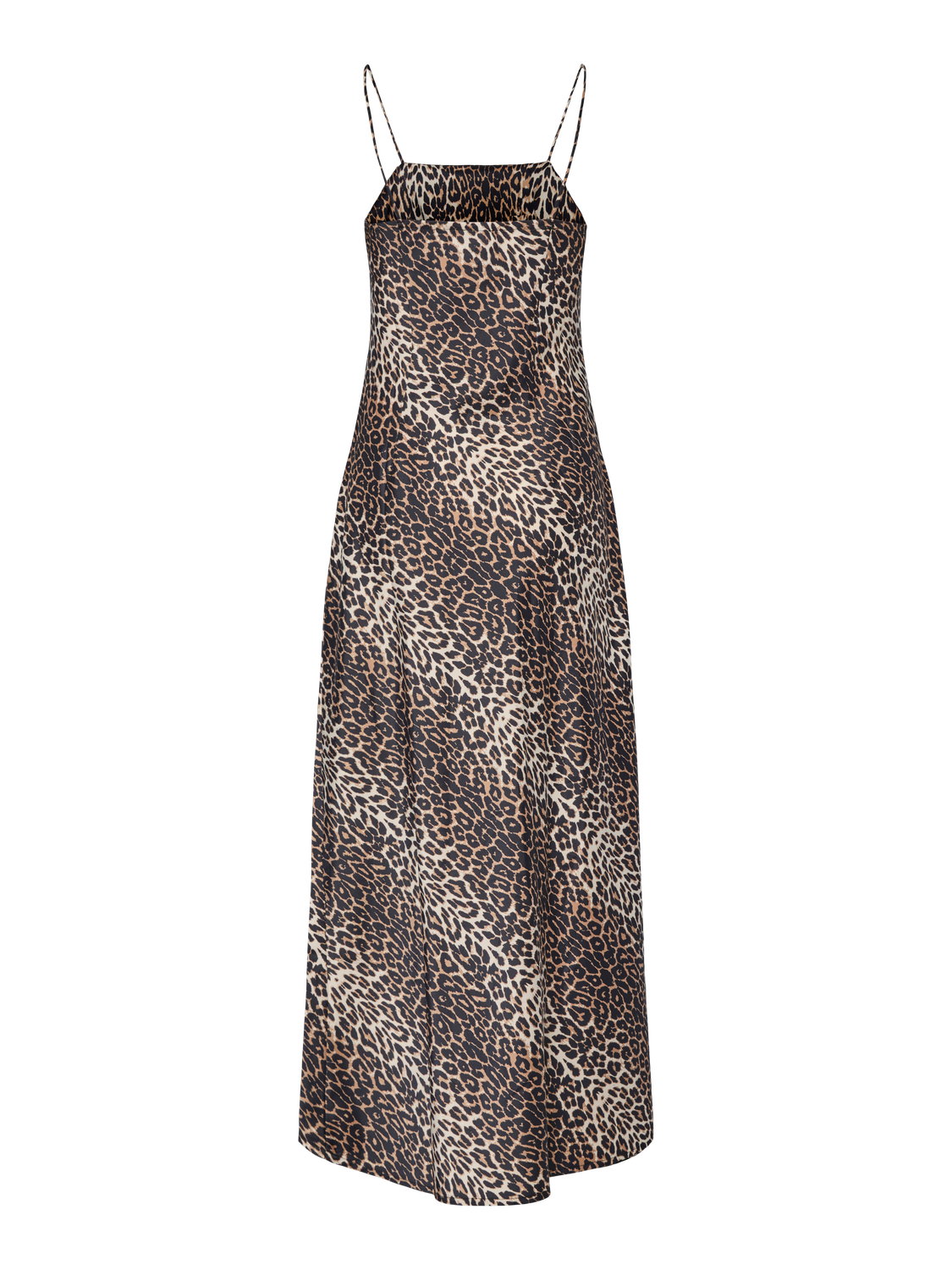 SUMMER MIDI SLIP DRESS LEOPARD