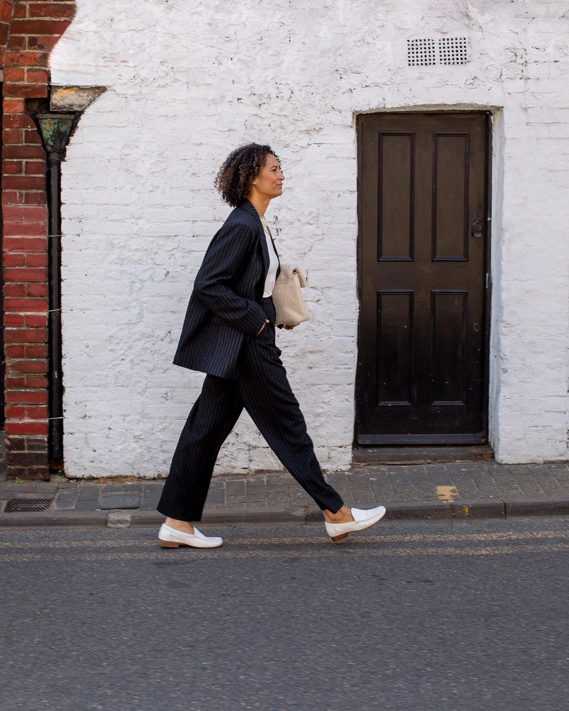 DREW PINSTRIPE BLAZER