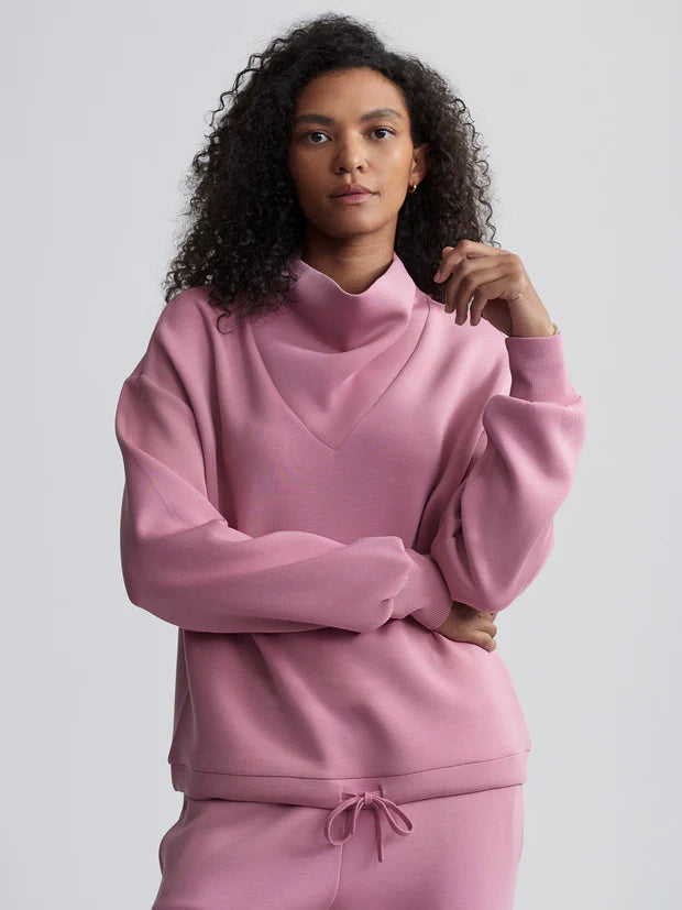 BETSY DOUBLESOFT SWEATER FOXGLOVE