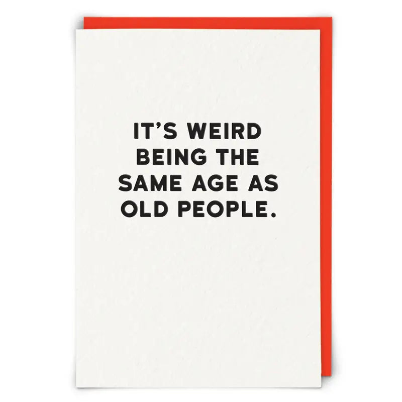 OLD PEOPLE CARD