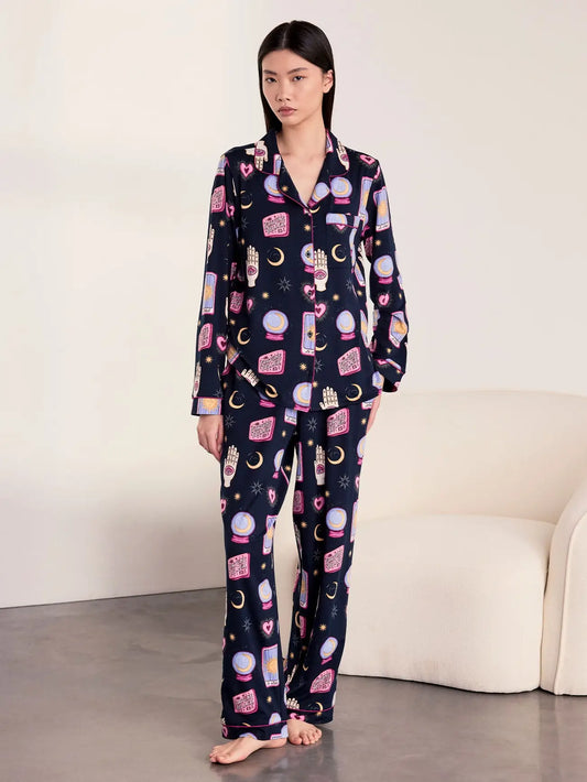 SOFT FORTUNE TELLER PYJAMA SET LONG
