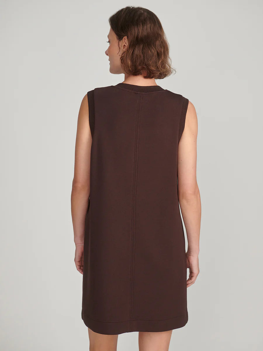 ELBA TANK DRESS COFFE BEAN