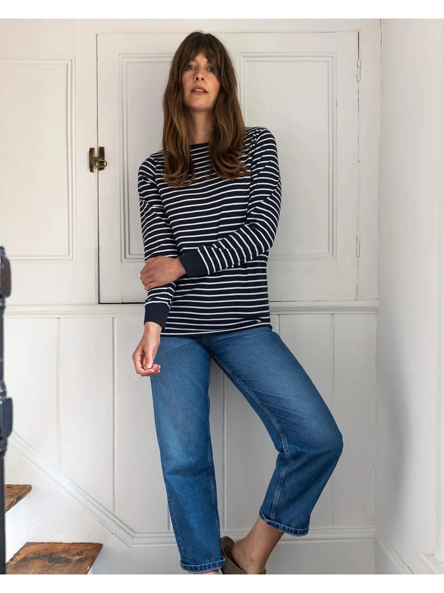 AUDREY BRETON NAVY / WHITE