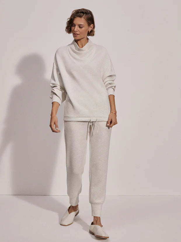 BETSY DOUBLESOFT SWEATER IVORY MARL