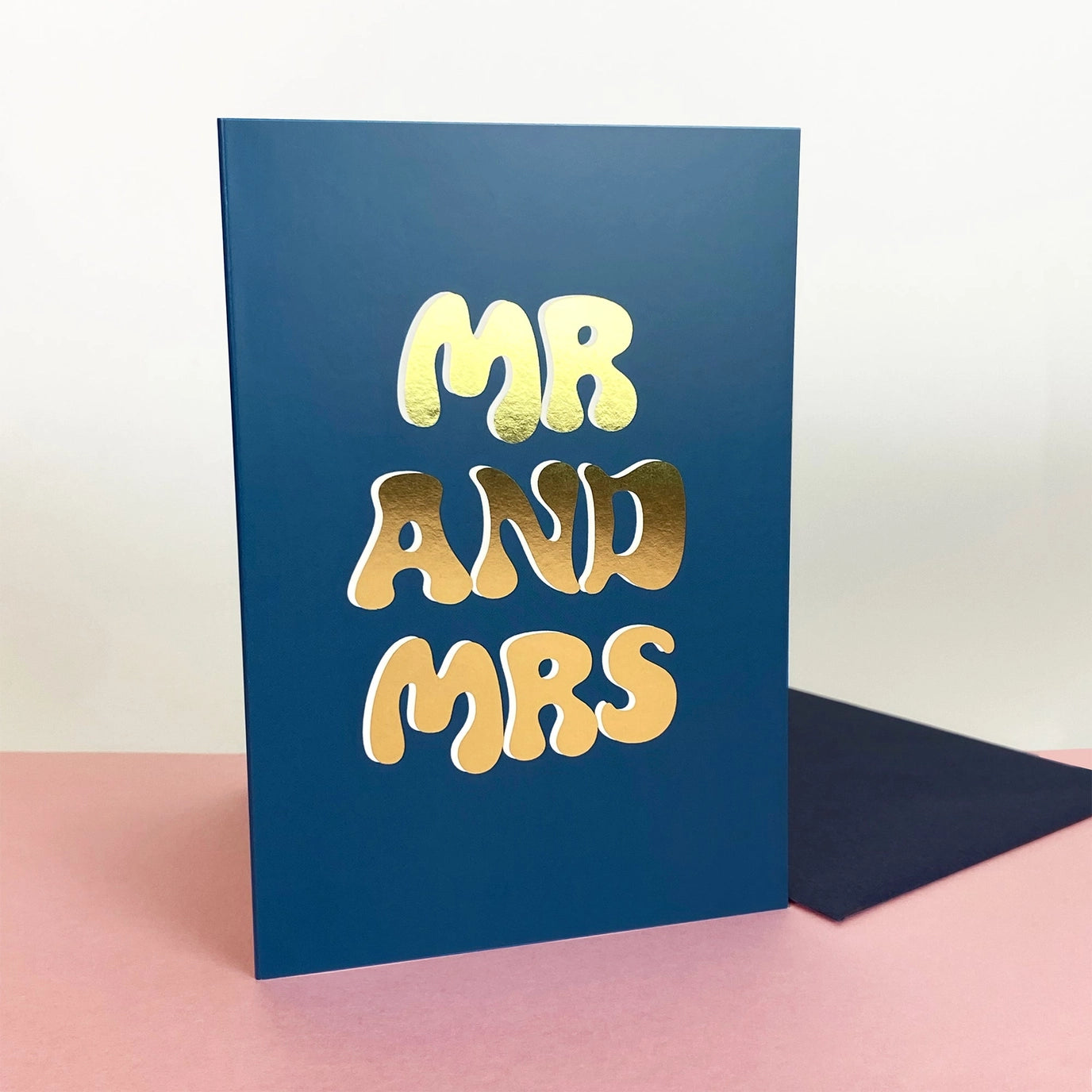 MR AND MRSCARD BLUE