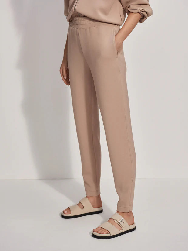 SLIM HEM PANT ZIP 26" LIGHT TAUPE