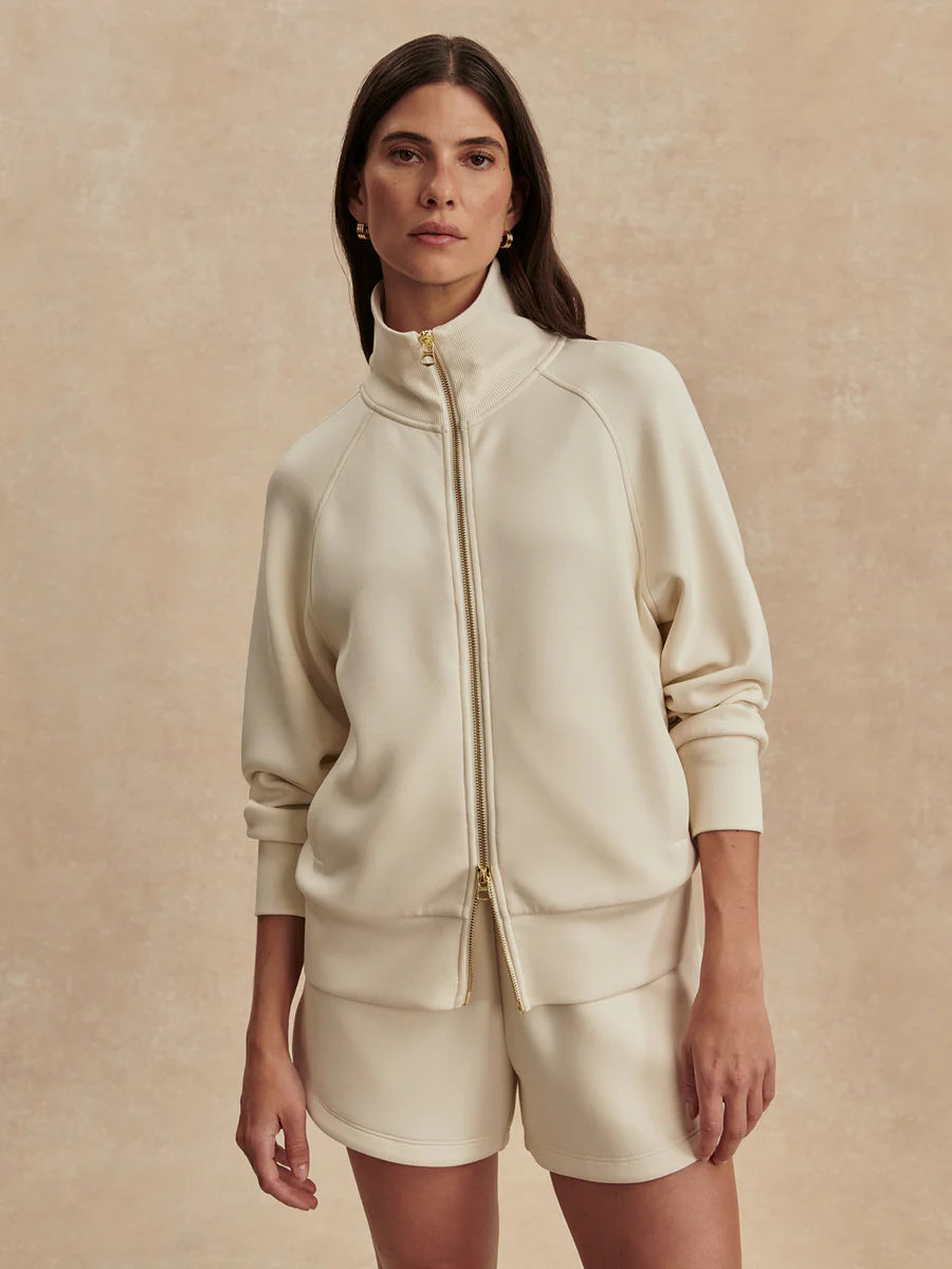 TYDE ZIP THROUGH SWEAT PRISTINE