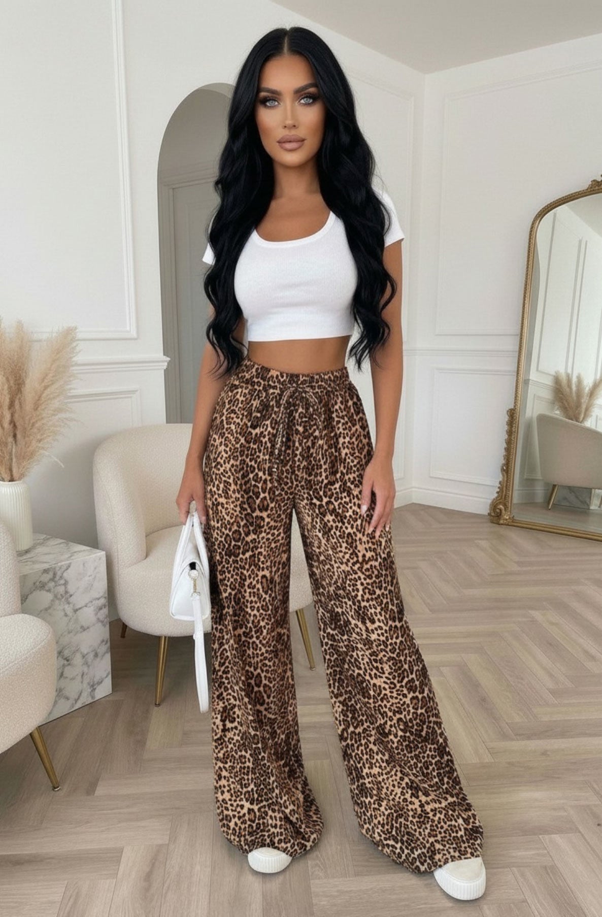 CRESSY TROUSERS LEOPARD