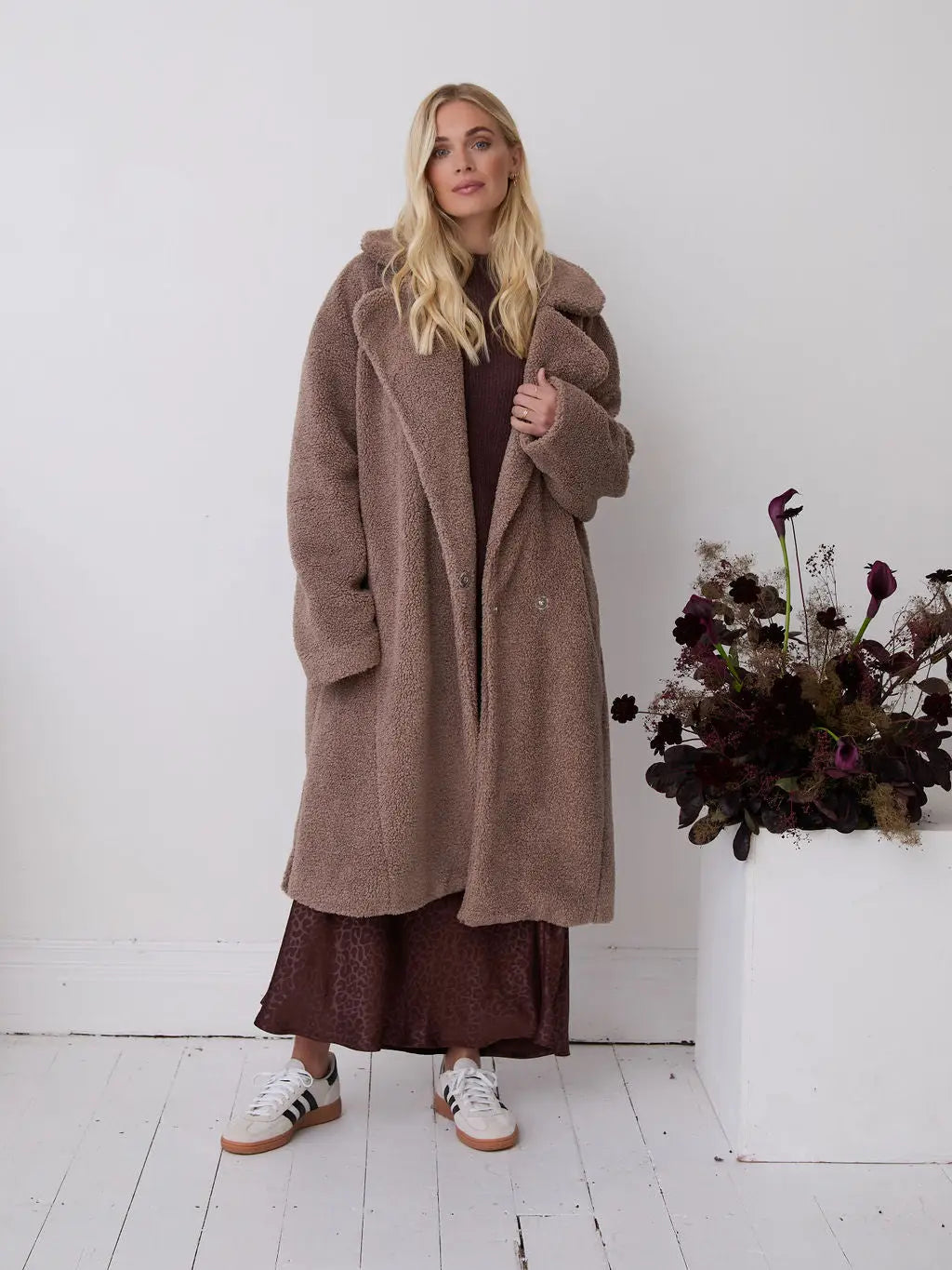 MYRA TEDDY COAT MINK