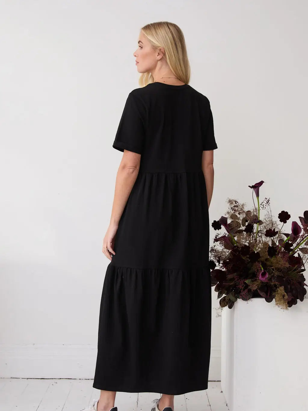 HARLOW JERSEY DRESS BLACK