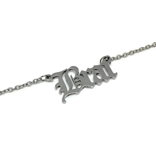 BRAT NECKLACE SILVER