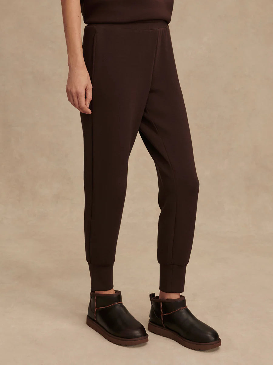 SLIM CUFF PANT 27.5" DOUBLESOFT COFFEE BEAN