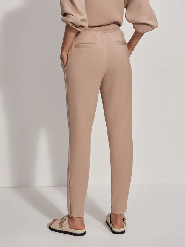 SLIM HEM PANT ZIP 26" LIGHT TAUPE