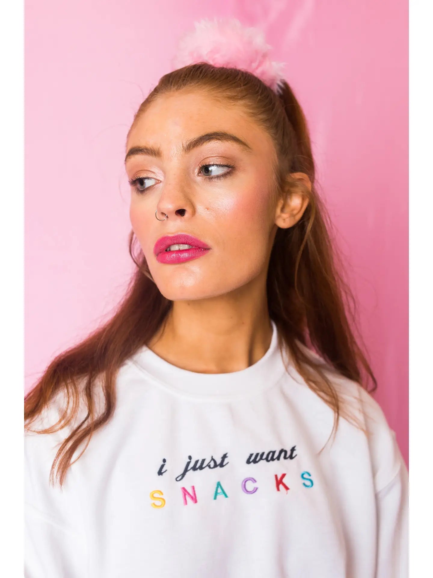 SNACKS SWEATER WHITE