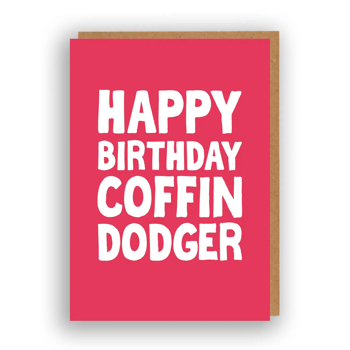 BIRTHDAY COFFIN DODGER CARD