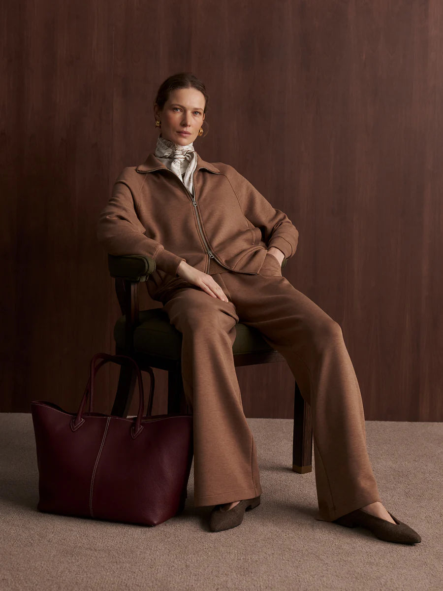 THE EXTRA WIDE LEG PANT 29.5" GOLDEN BRONZE MARL