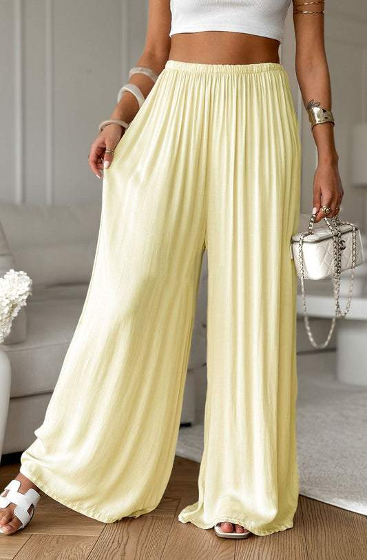 SILKY TROUSER BUTTER YELLOW