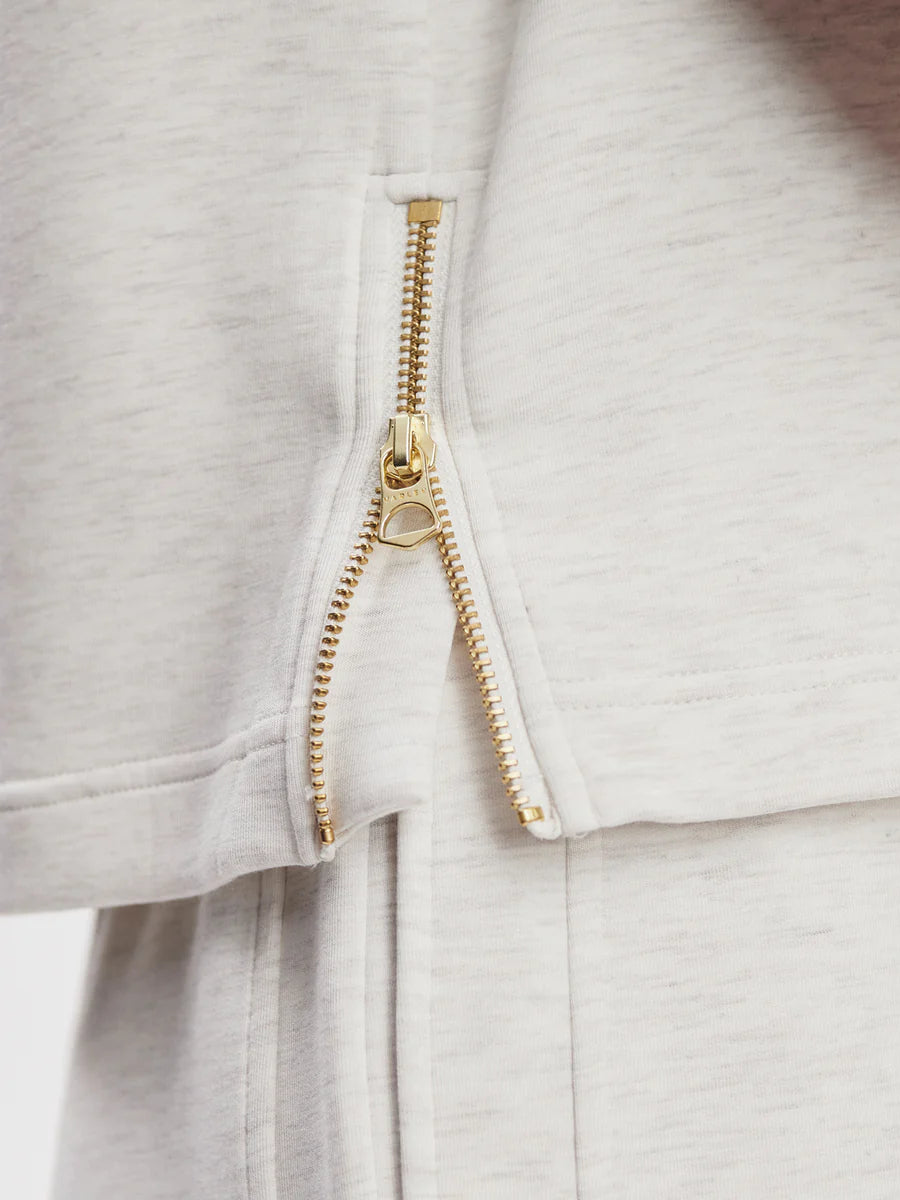 SHEA CROP TANK IVORY MARL