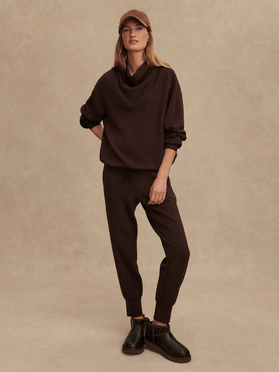 SLIM CUFF PANT 27.5" DOUBLESOFT COFFEE BEAN