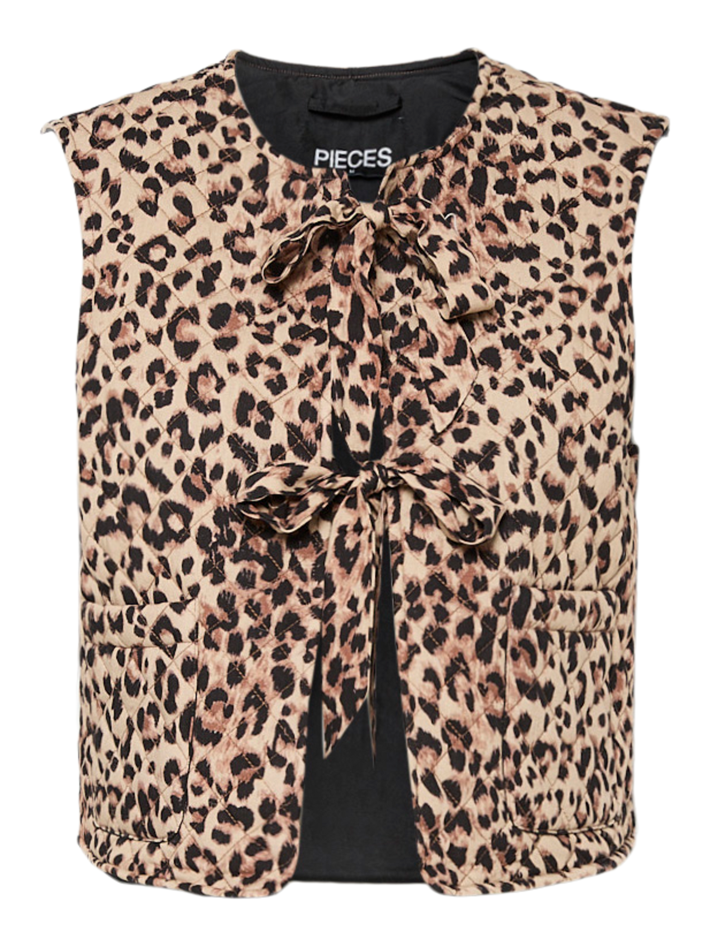 ARIA VEST TANNIN LEOPARD