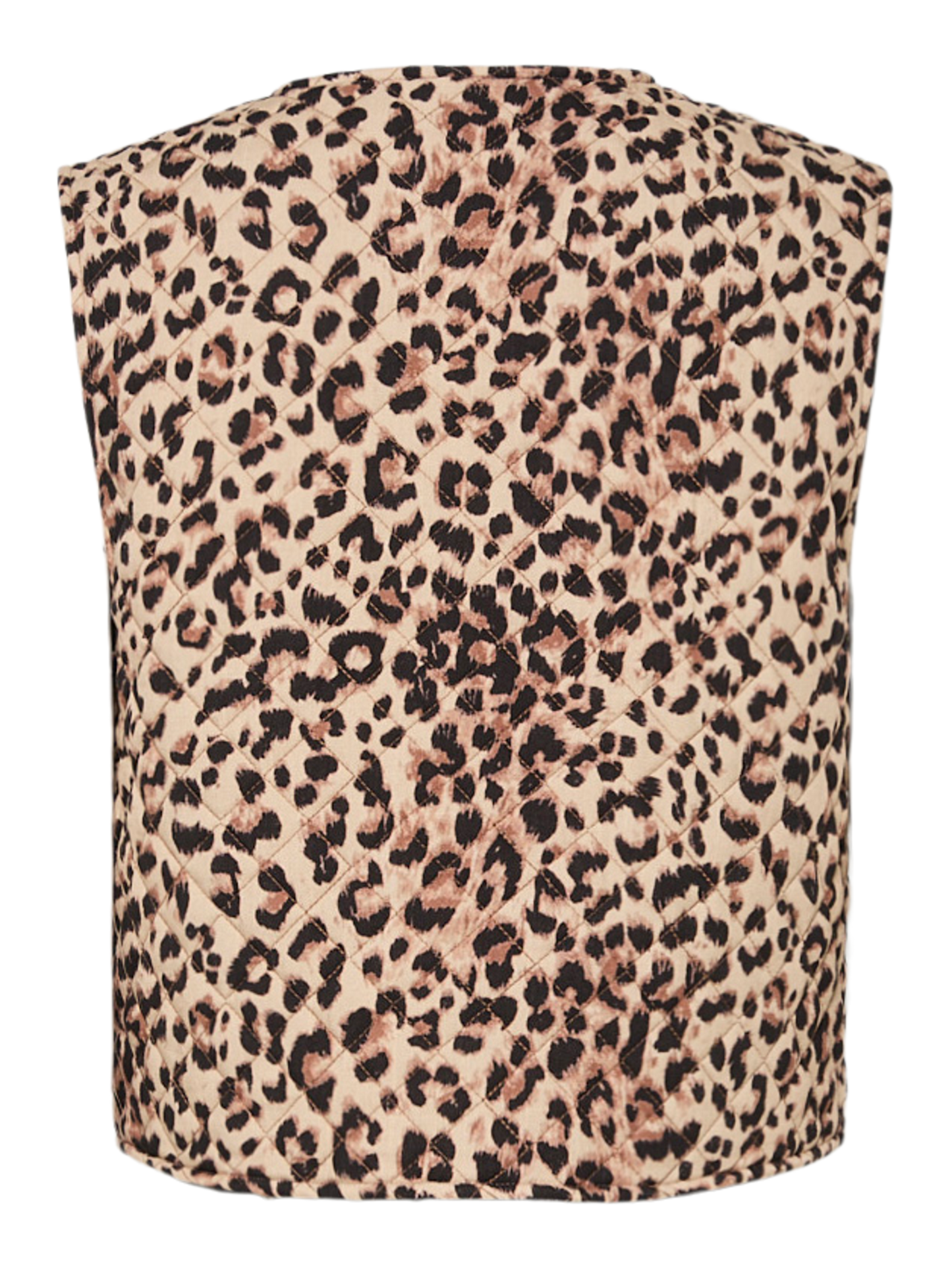 ARIA VEST TANNIN LEOPARD