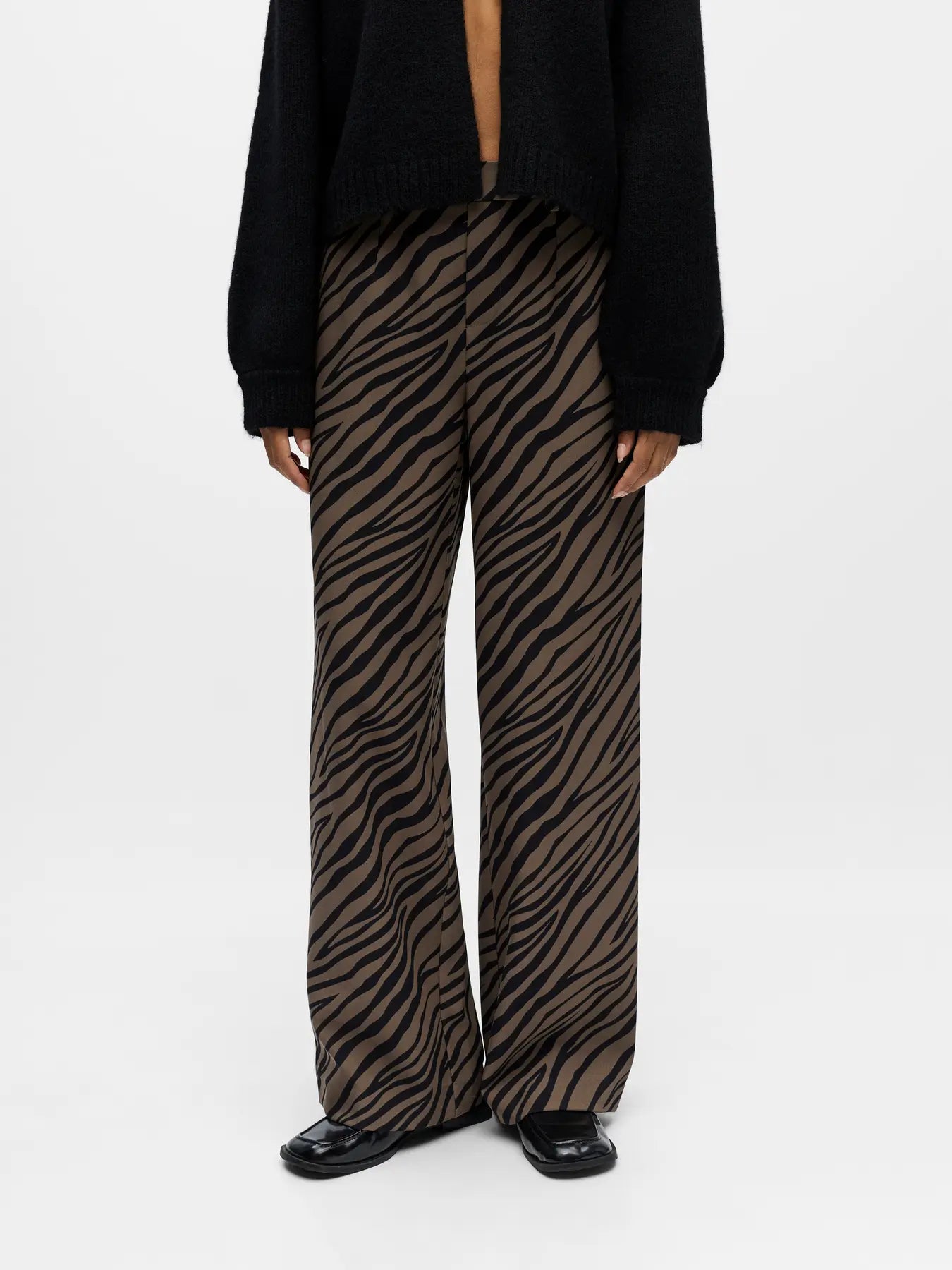 LISA WIDE LEG PANT MOREL TIGER