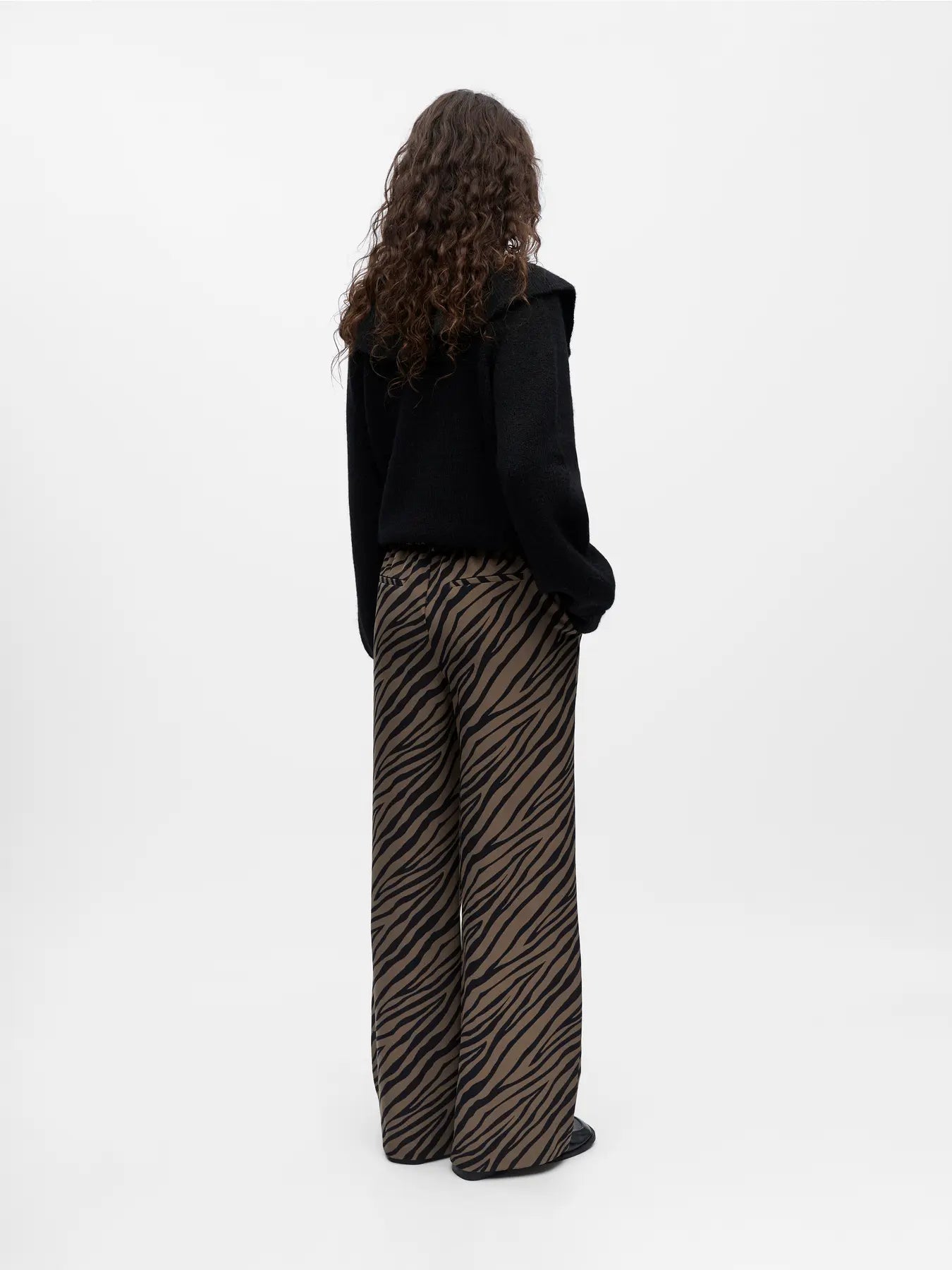 LISA WIDE LEG PANT MOREL TIGER