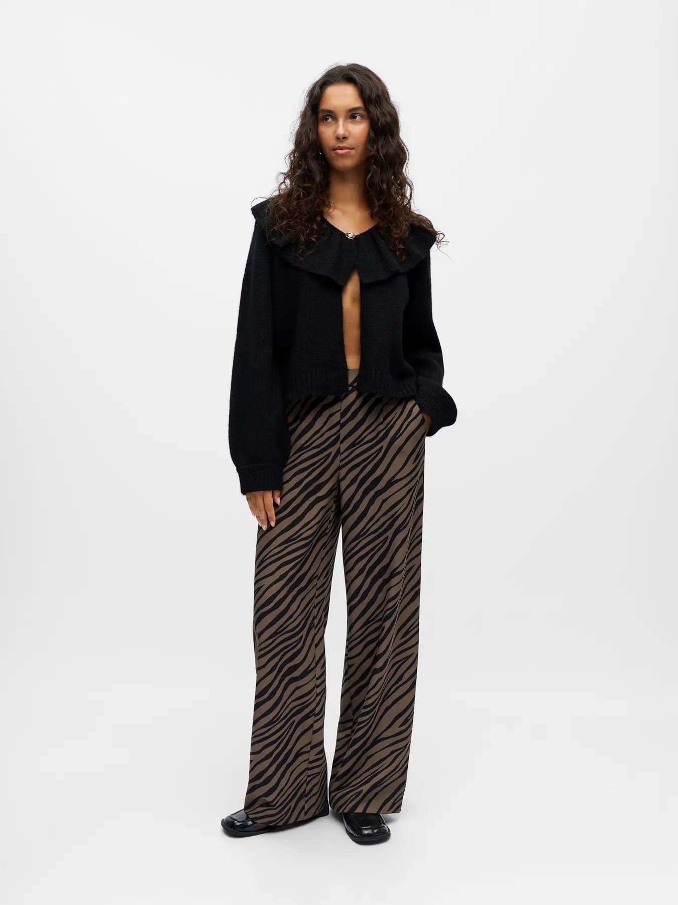 LISA WIDE LEG PANT MOREL TIGER