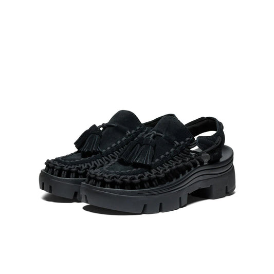 UNEEK PLATFORM BLACK BLACK TASSEL