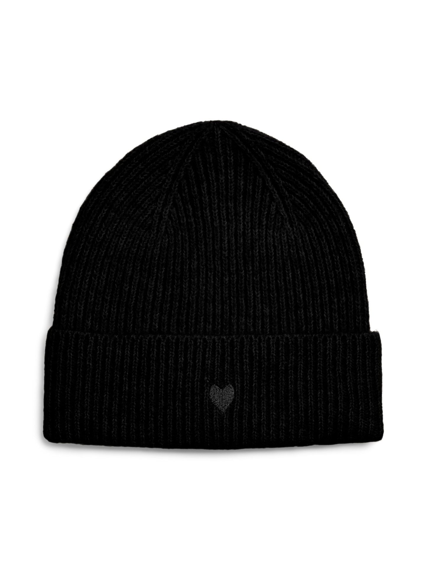 NIVA HEART BEANIE BLACK