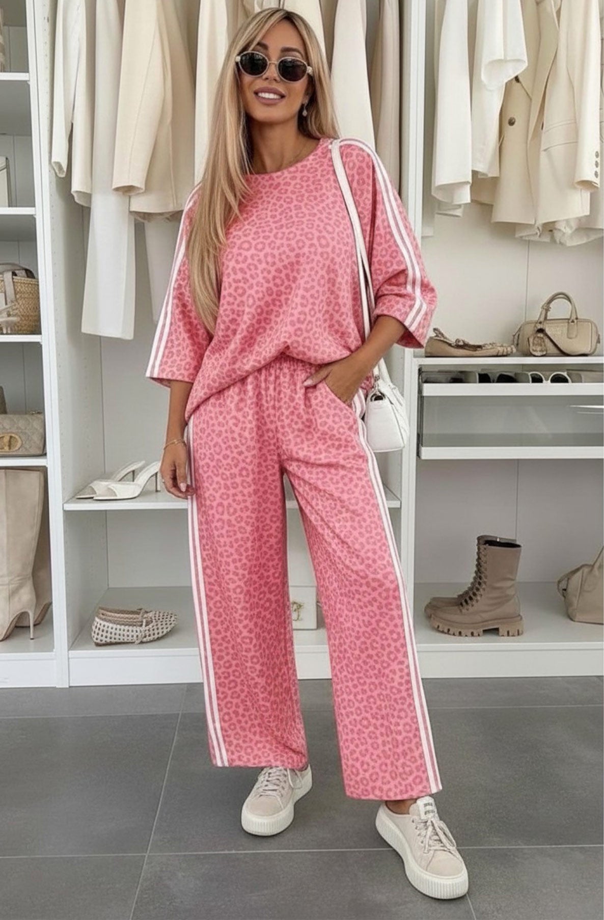 LUCY LEOPARD CO-ORD LEOPARD PINK