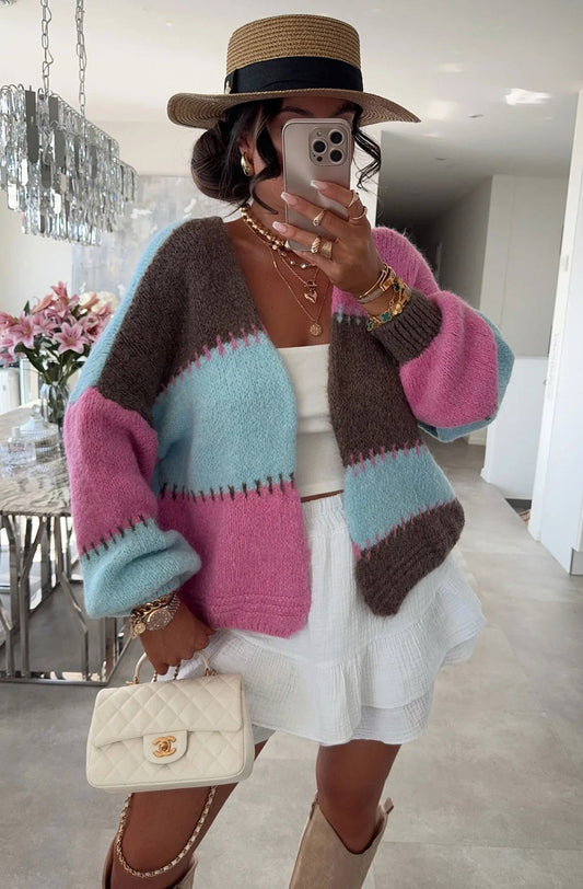 MARIA CARDIGAN BROWN