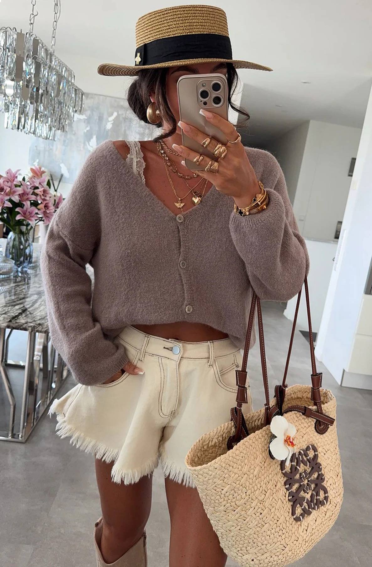 BECKY CARDIGAN MOCHA