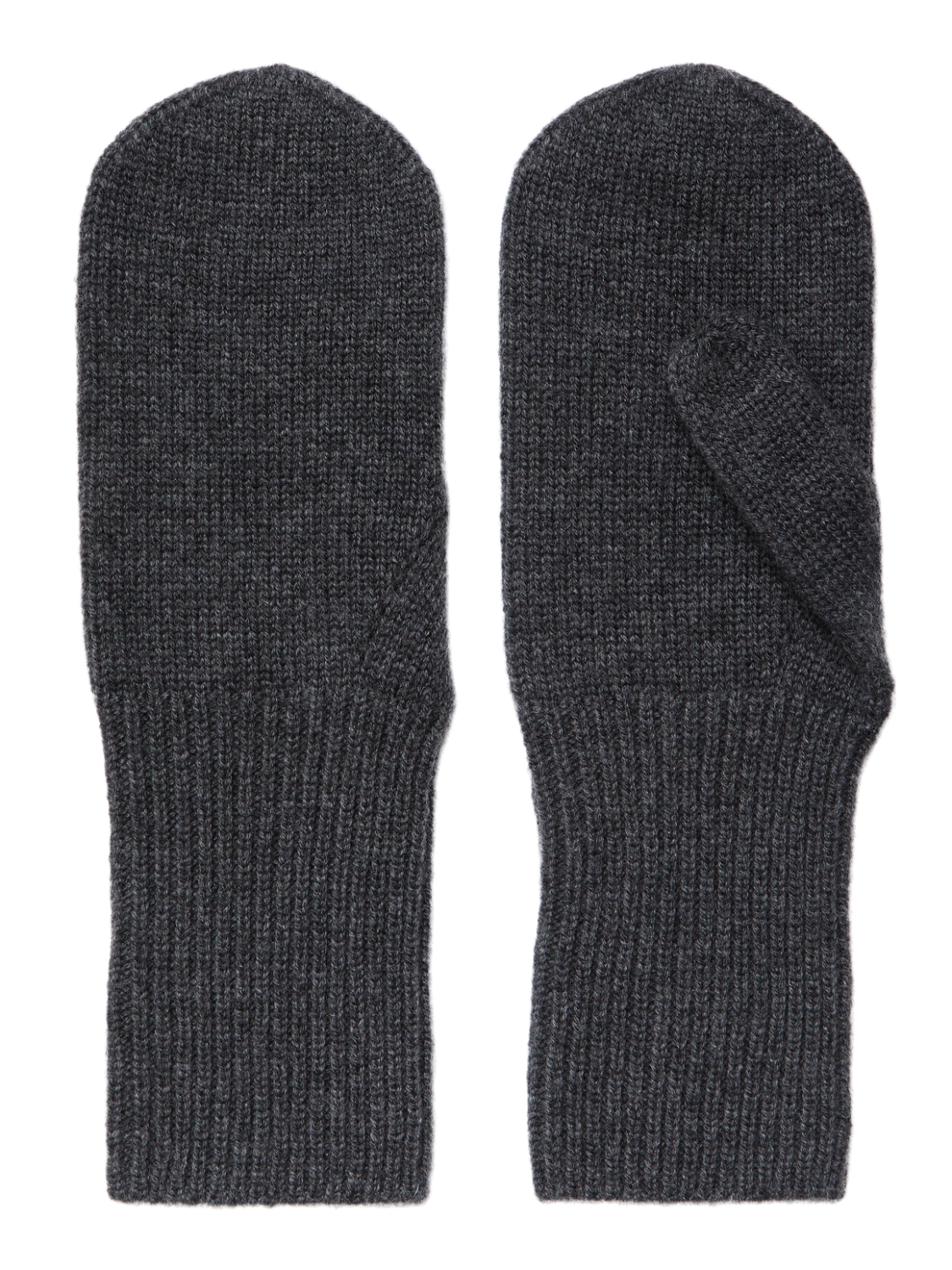 LEA WOOL MITTENS VOKCANIC ASH