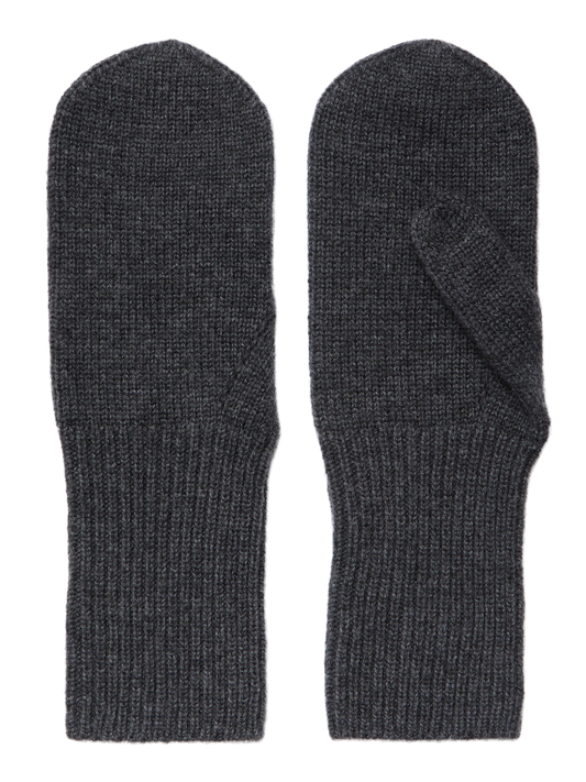 LEA WOOL MITTENS VOKCANIC ASH