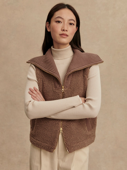 ASPEN BODY WARMER ASH TAUPE