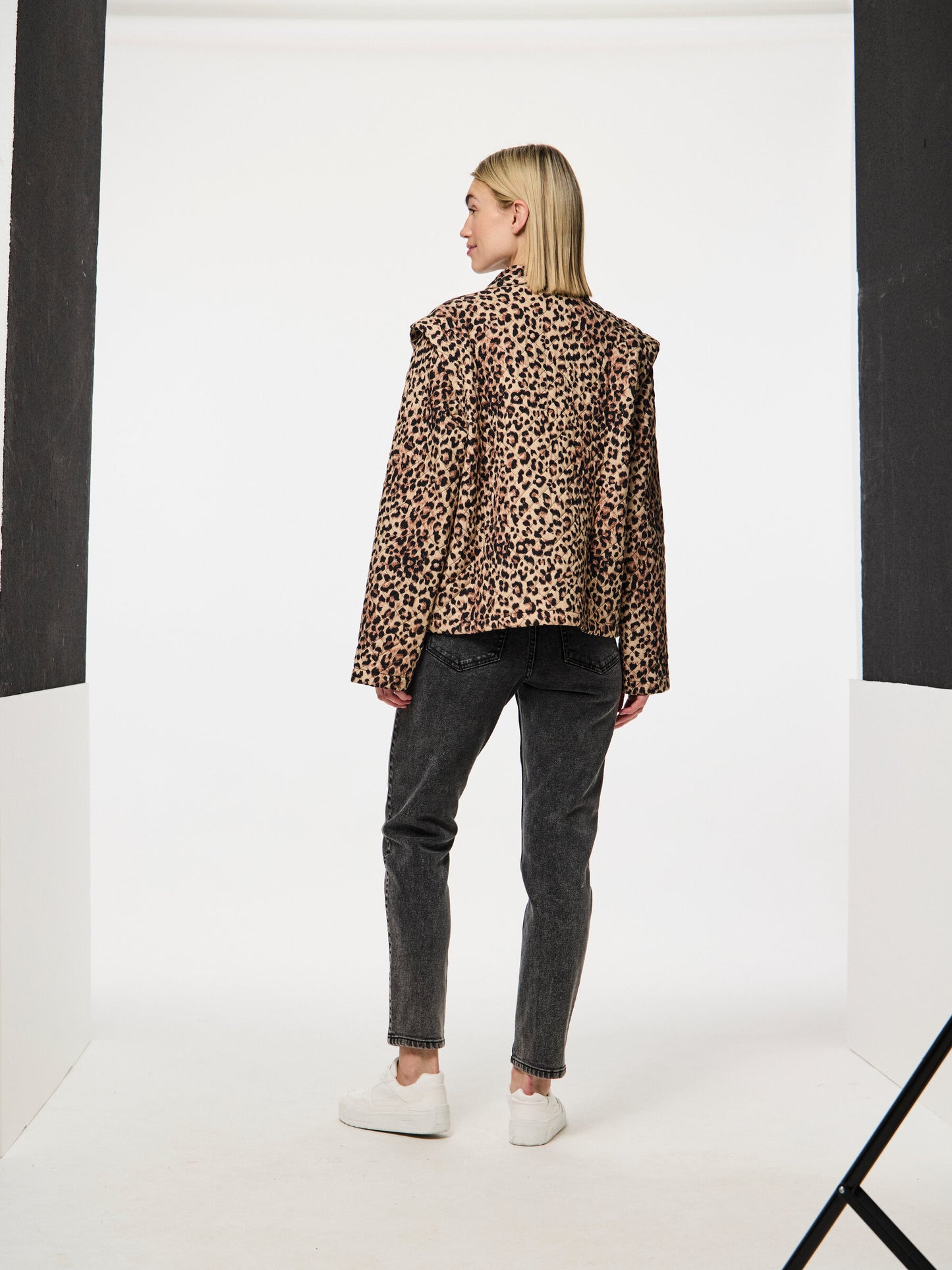 AROLINE JACKET TANNIN LEOPARD